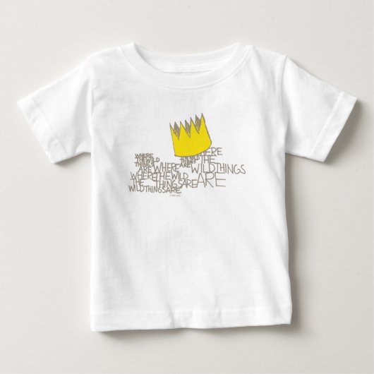 Wo die wilden Dinge sind | Krone Baby T-shirt (Vorderseite)