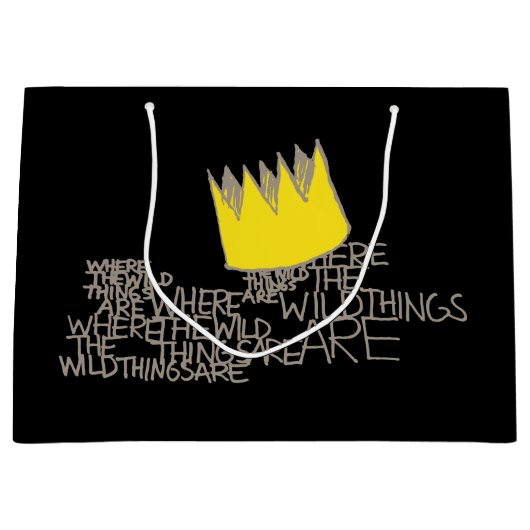 Wo die wilden Dinge sind | Krone Große Geschenktüte (Vorderseite)