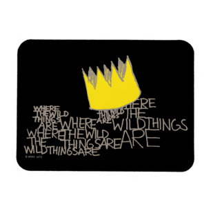 Wo die wilden Dinge sind Krone Magnet