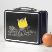 Wo die wilden Dinge sind | Krone Metall Brotdose (Beispiel)