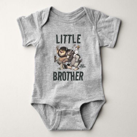 Wo die wilden Dinge sind | Little Brother Baby Strampler (Vorderseite)