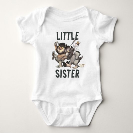 Wo die wilden Dinge sind | Little Sister Baby Strampler (Vorderseite)