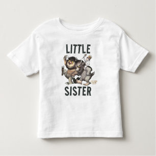 Wo die wilden Dinge sind   Little Sister Kleinkind T-shirt