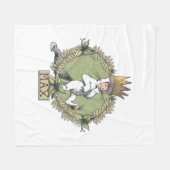 Wo die wilden Dinge sind | Max. Abzeichen Fleecedecke (Vorderseite (Horizontal))