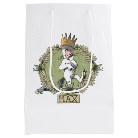 Wo die wilden Dinge sind | Max. Abzeichen Mittlere Geschenktüte (Rückseite)