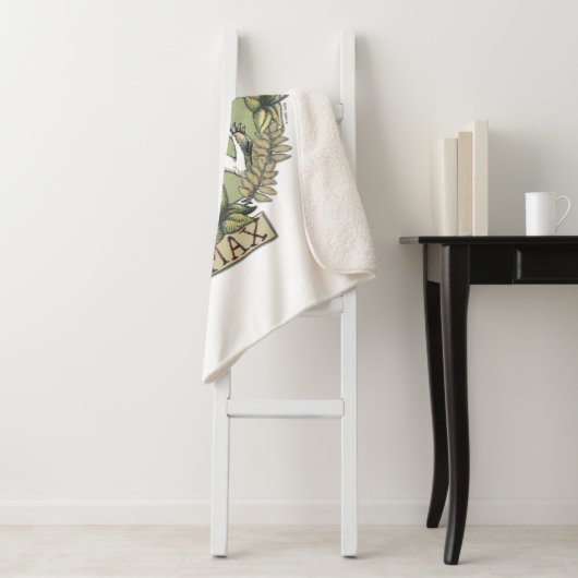 Wo die wilden Dinge sind | Max. Abzeichen Sherpadecke (Beispiel)