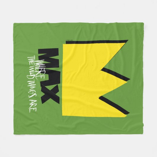 Wo die wilden Dinge sind | Max & Crown Fleecedecke (Vorderseite (Horizontal))