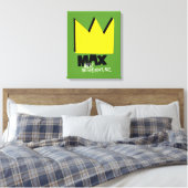 Wo die wilden Dinge sind | Max & Crown Leinwanddruck (Insitu (Schlafzimmer))