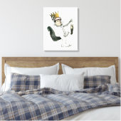 Wo die wilden Dinge sind | Max Leinwanddruck (Insitu (Schlafzimmer))