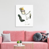 Wo die wilden Dinge sind | Max Leinwanddruck (Insitu (Wohnzimmer))