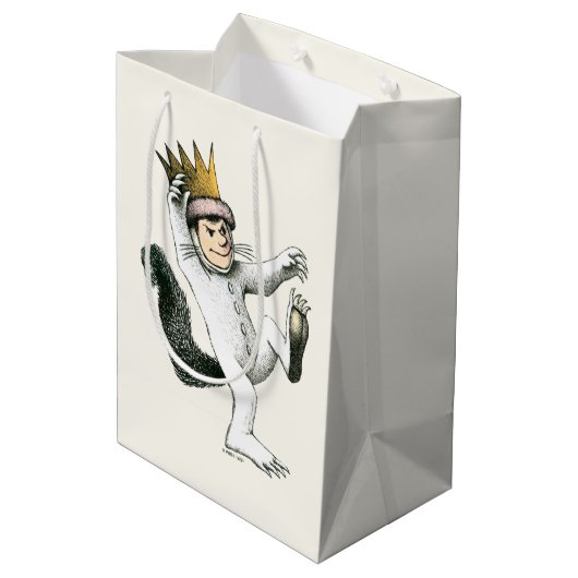 Wo die wilden Dinge sind | Max Mittlere Geschenktüte (Rückseite Schrägansicht)