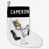 Wo die wilden Dinge sind | Max | Name hinzufügen Kleiner Weihnachtsstrumpf (Vorderseite)