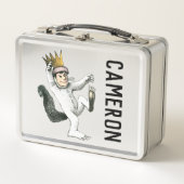 Wo die wilden Dinge sind | Max | Name hinzufügen Metall Brotdose (Vorderseite)