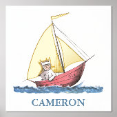 Wo die wilden Dinge sind | Max Sailing Foliendrucke (Vorderseite)