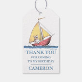 Wo die wilden Dinge sind | Max Sailing Geschenkanhänger (Rückseite)