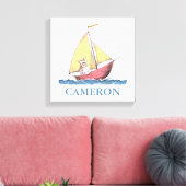 Wo die wilden Dinge sind | Max Sailing Leinwanddruck (Insitu (Wohnzimmer))