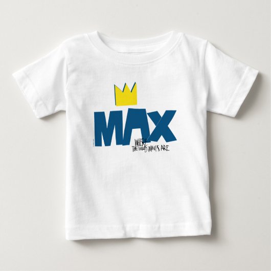 Wo die wilden Dinge sind | Max und Krone Baby T-shirt (Vorderseite)