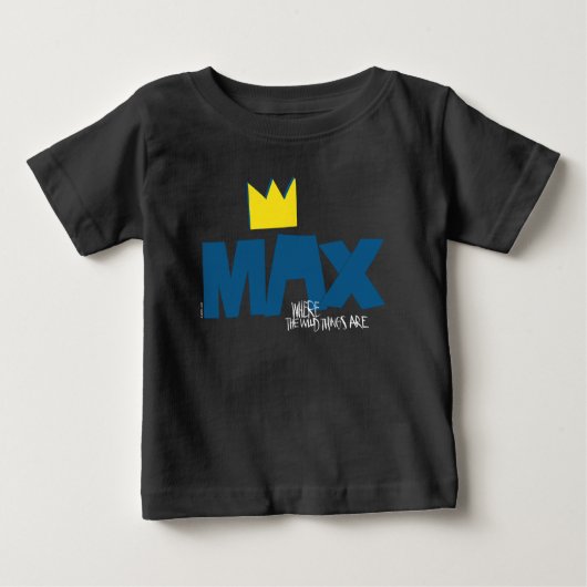 Wo die wilden Dinge sind | Max und Krone Baby T-shirt (Vorderseite)