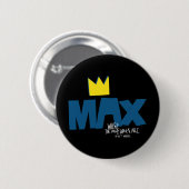 Wo die wilden Dinge sind | Max und Krone Button (Vorne & Hinten)