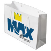 Wo die wilden Dinge sind | Max und Krone Große Geschenktüte (Rückseite Schrägansicht)