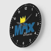 Wo die wilden Dinge sind | Max und Krone Große Wanduhr (Winkel)