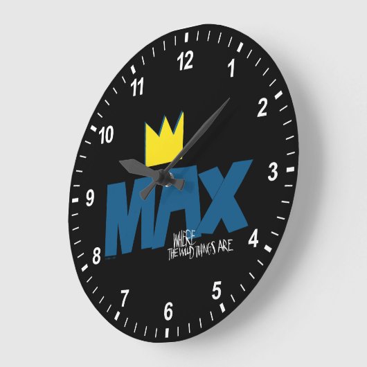 Wo die wilden Dinge sind | Max und Krone Große Wanduhr (Winkel)