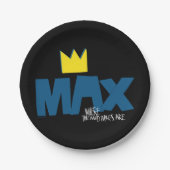 Wo die wilden Dinge sind | Max und Krone Pappteller (Vorderseite)