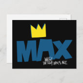 Wo die wilden Dinge sind | Max und Krone Postkarte (Vorne/Hinten)