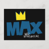 Wo die wilden Dinge sind | Max und Krone Postkarte (Vorderseite)