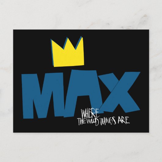 Wo die wilden Dinge sind | Max und Krone Postkarte (Vorderseite)