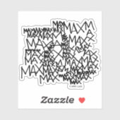 Wo die wilden Dinge sind | Max wiederholt Aufkleber (Blatt)