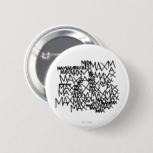 Wo die wilden Dinge sind | Max wiederholt Button (Vorne & Hinten)