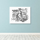 Wo die wilden Dinge sind | Max wiederholt Leinwanddruck (Insitu (Holzboden))