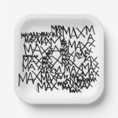 Wo die wilden Dinge sind | Max wiederholt Pappteller (Vorderseite)