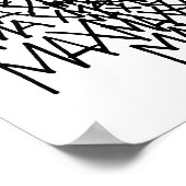 Wo die wilden Dinge sind | Max wiederholt Poster (Ecke)