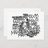 Wo die wilden Dinge sind | Max wiederholt Postkarte (Vorne/Hinten)