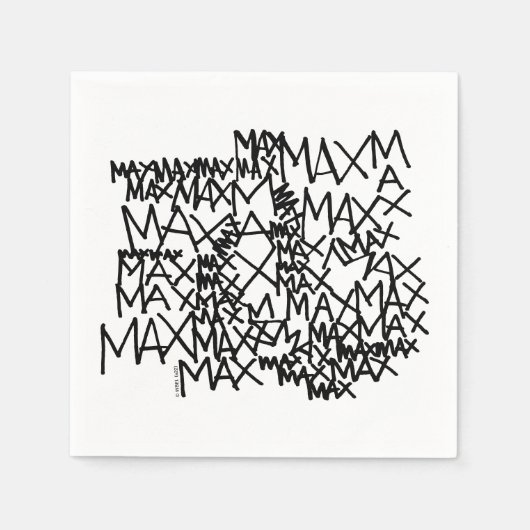 Wo die wilden Dinge sind | Max wiederholt Serviette (Vorderseite)