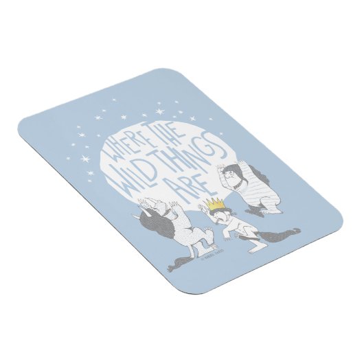 Wo die wilden Dinge sind | Mond und Stars Magnet (Rechte Seite)