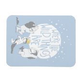 Wo die wilden Dinge sind | Mond und Stars Magnet (Horizontal)