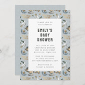 Wo die wilden Dinge sind Muster Babydusche Einladung (Vorne/Hinten)