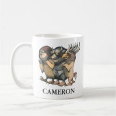 Wo die wilden Dinge sind | Name hinzufügen Kaffeetasse (Links)