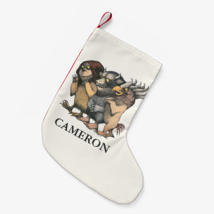 Wo die wilden Dinge sind   Name hinzufügen Kleiner Weihnachtsstrumpf