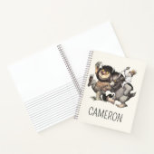 Wo die wilden Dinge sind | Name hinzufügen Notizblock (Innenseite)