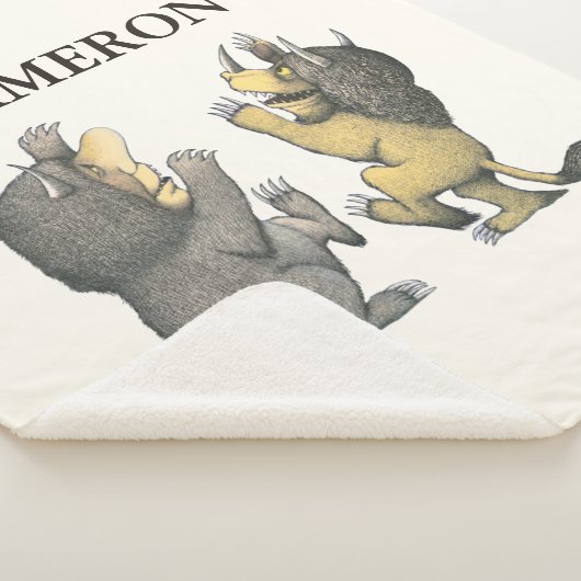 Wo die wilden Dinge sind | Name hinzufügen Sherpadecke (3/4)