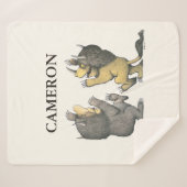 Wo die wilden Dinge sind | Name hinzufügen Sherpadecke (Vorderseite (Horizontal))