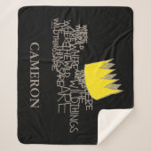 Wo die wilden Dinge sind | Name hinzufügen Sherpadecke (Vorderseite)