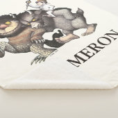 Wo die wilden Dinge sind | Name hinzufügen Sherpadecke (3/4)