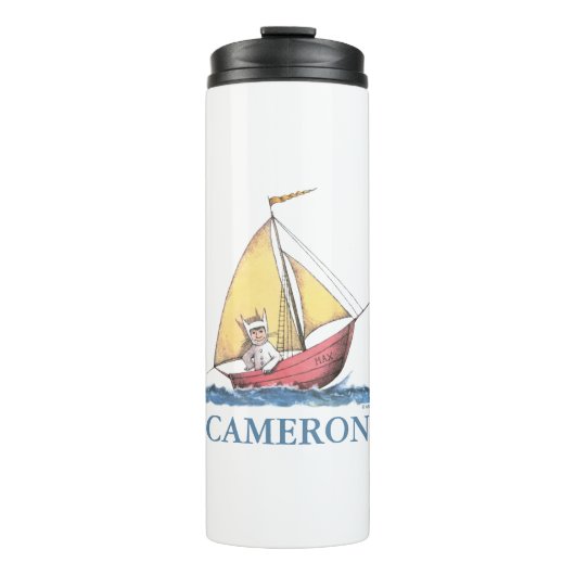 Wo die wilden Dinge sind | Name hinzufügen Thermosbecher (Vorderseite)