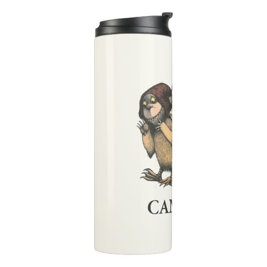 Wo die wilden Dinge sind | Name hinzufügen Thermosbecher (Nach links gedreht)