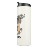 Wo die wilden Dinge sind | Name hinzufügen Thermosbecher (Nach rechts gedreht)